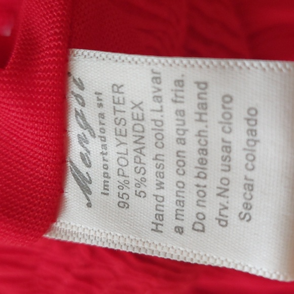 Beach dress, size M/L, red color - Picture 6 of 6